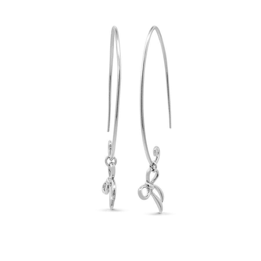 Loytee Pull Through Hoops Earrings SE22145