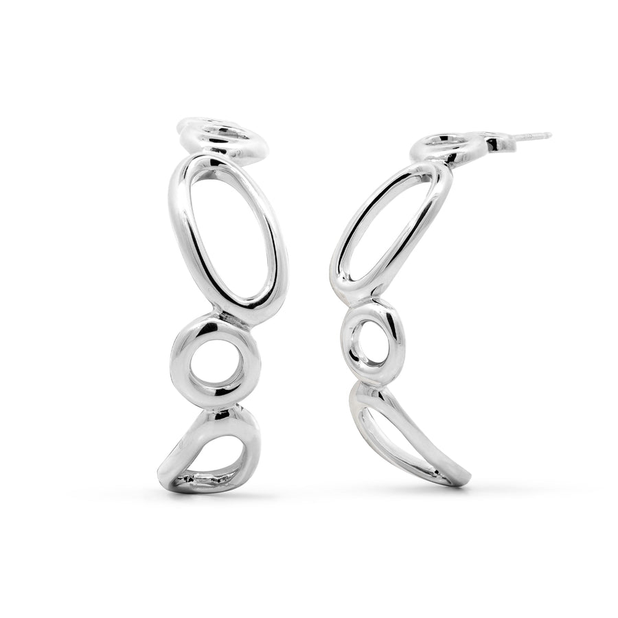 Loytee Studs Hoop Earrings SE22340