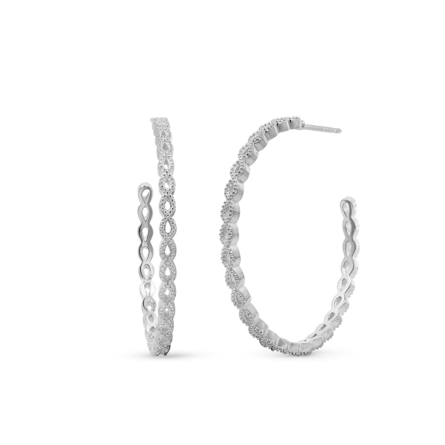 Loytee Studs Hoop Earrings SE26505