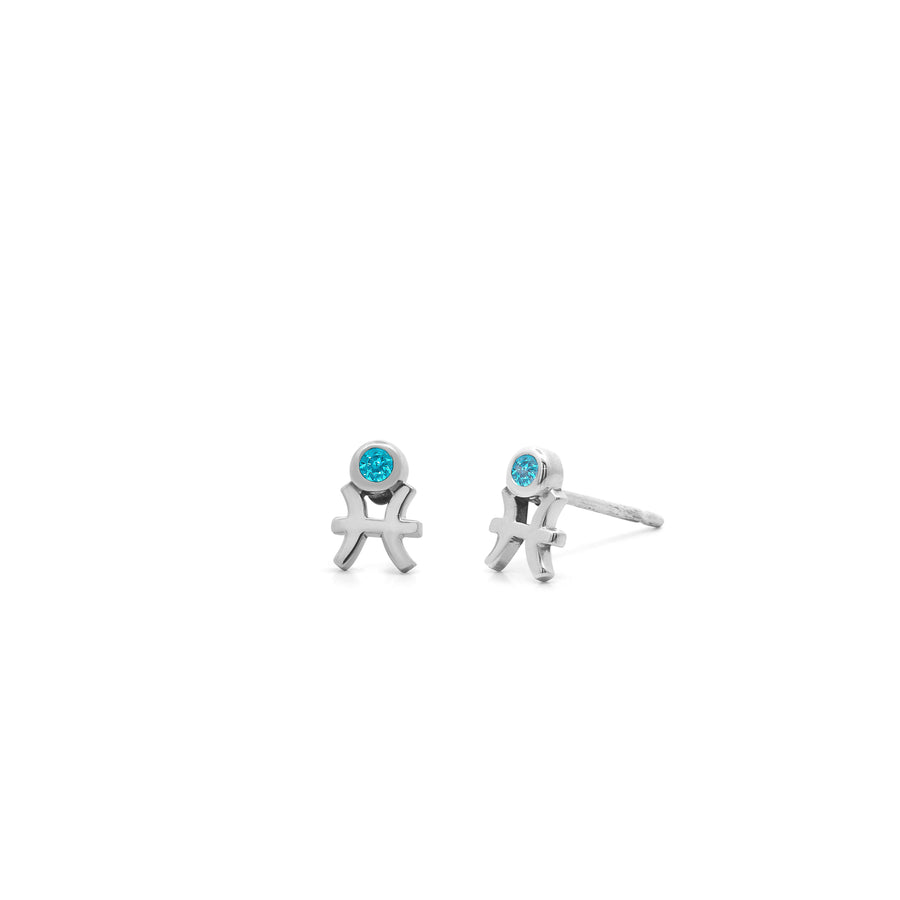 Zodiac Stud Earrings
