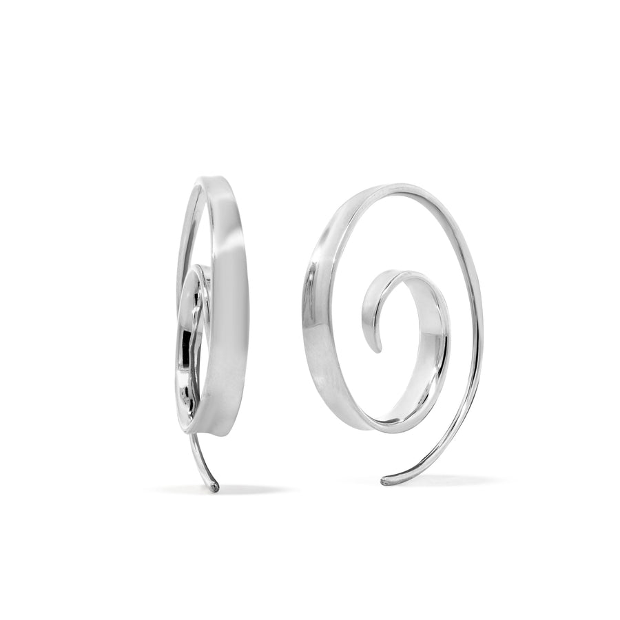 Loytee Pull Through Hoops Earrings SE28032