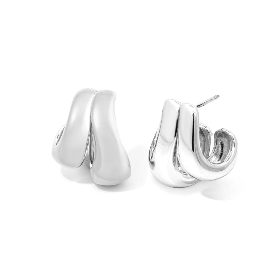 Loytee Hoop Studs Earrings SE28434