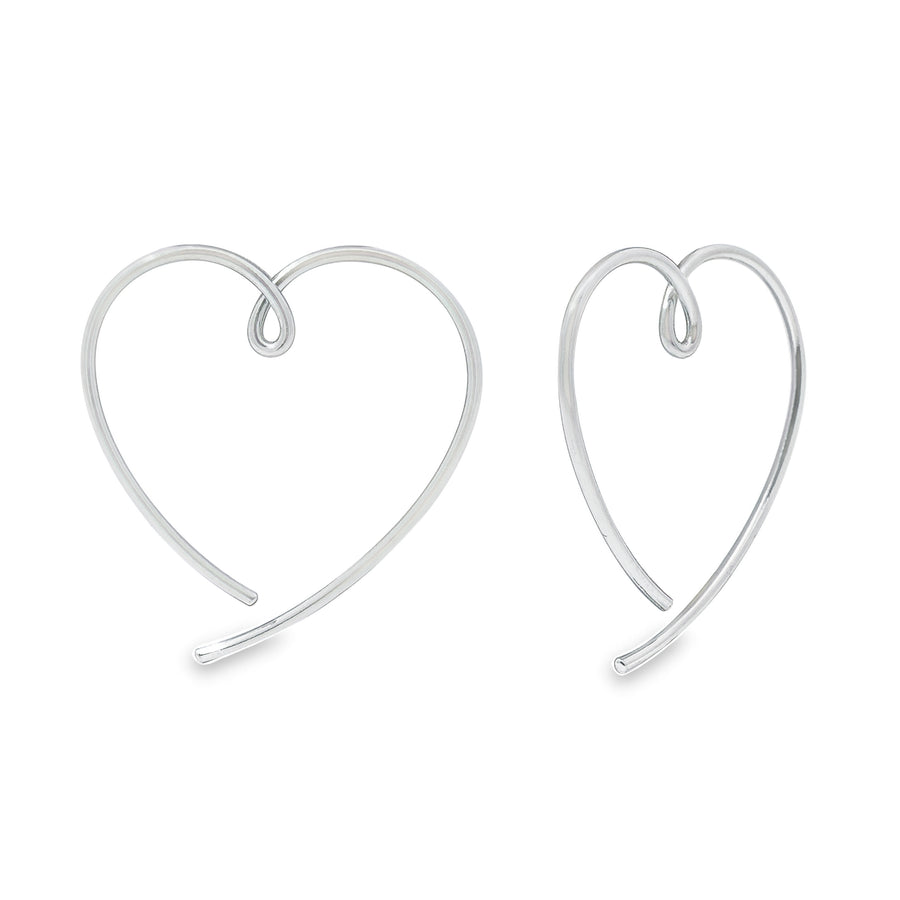 Loytee Pull Through Hoops Earrings SE30210