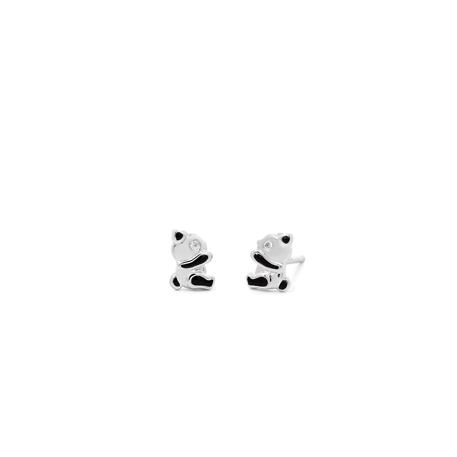 Loytee Studs Earrings SE30707BK-CZ