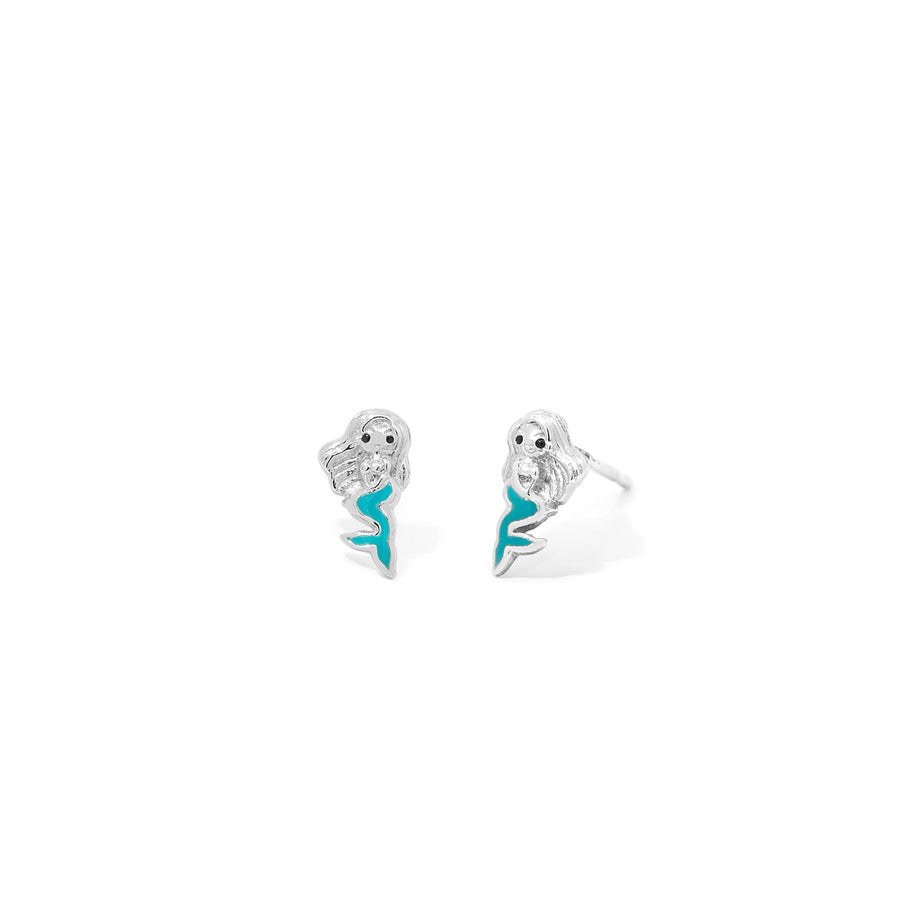 Loytee Studs Earrings SE30763BL-BK