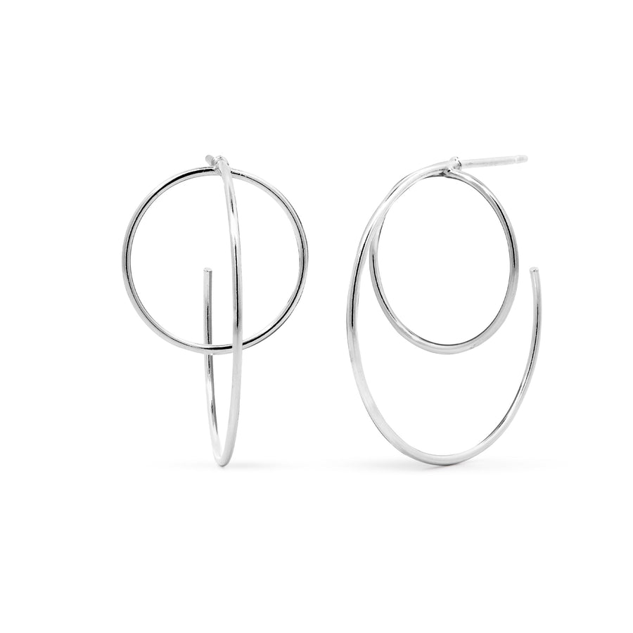 Loytee Studs Hoop Earrings SE32595