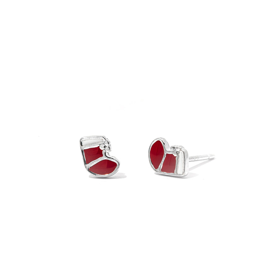 Loytee Studs Earrings SE33322RD-WH