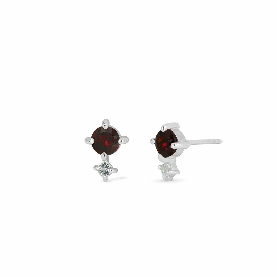 Loytee Studs Earrings SE33787GA-WTP