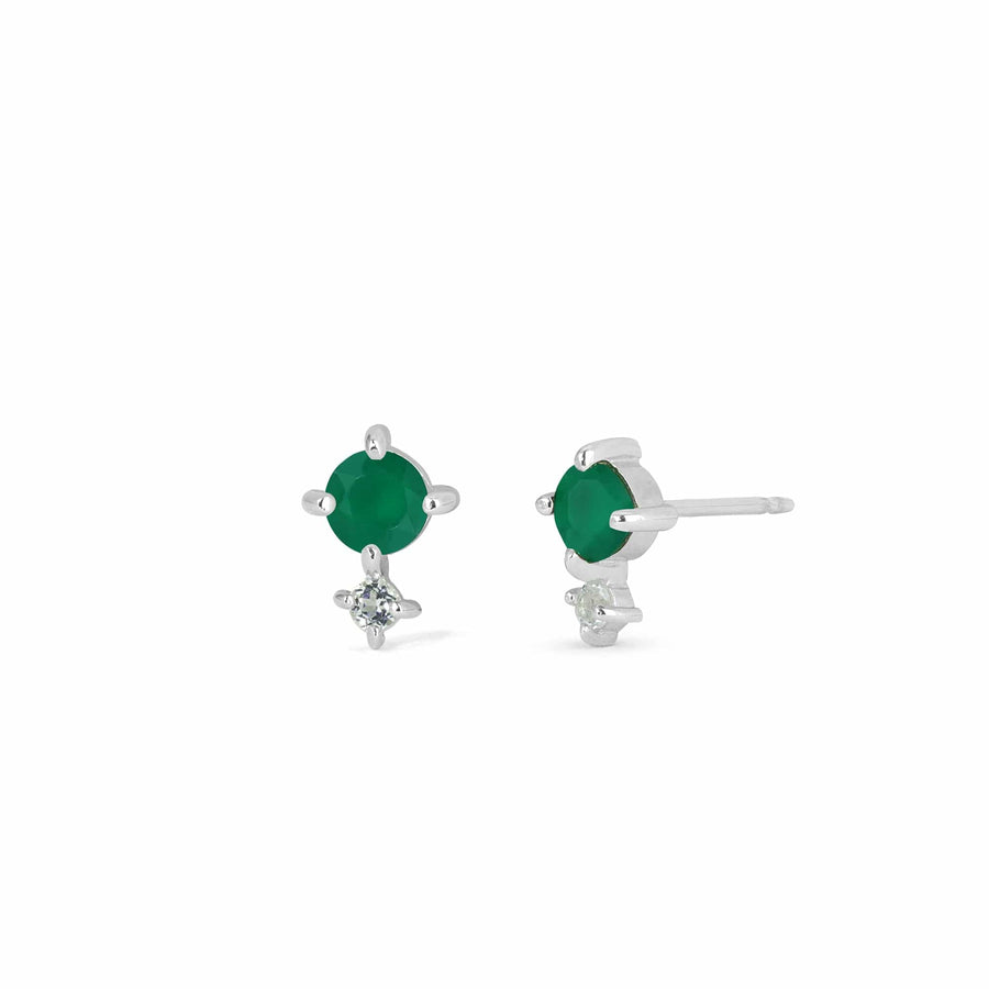 Loytee Studs Earrings SE33787GOX-WTP