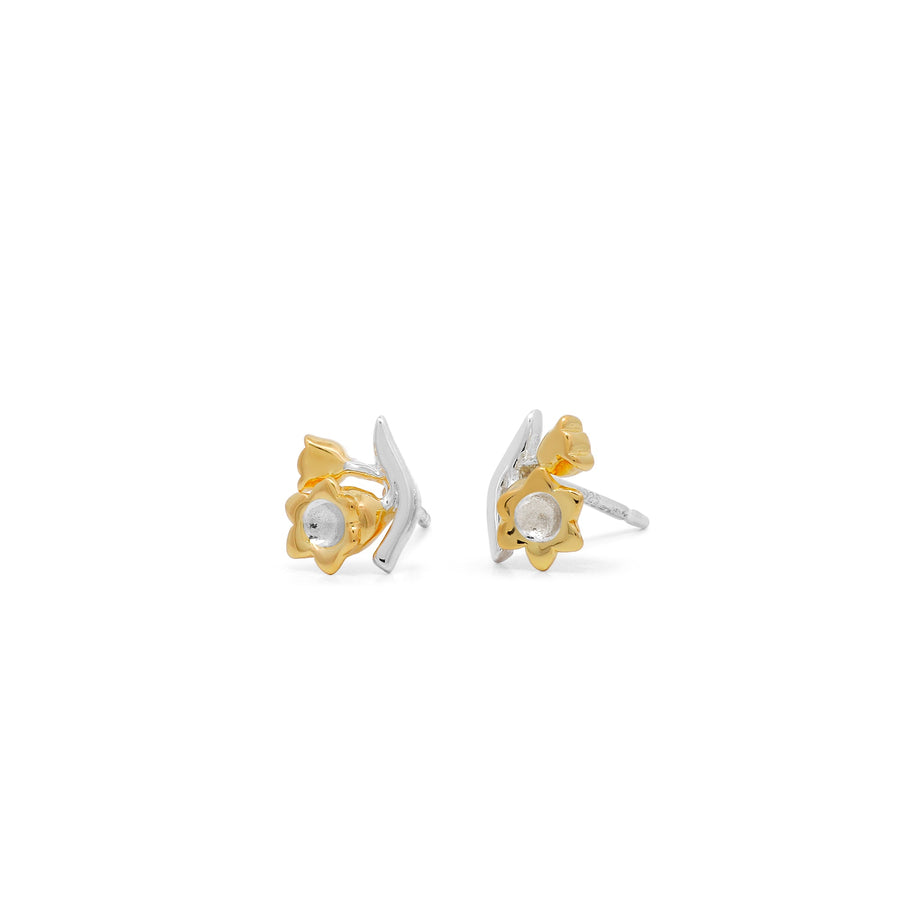 Loytee Flowers of the Month Stud Earrings