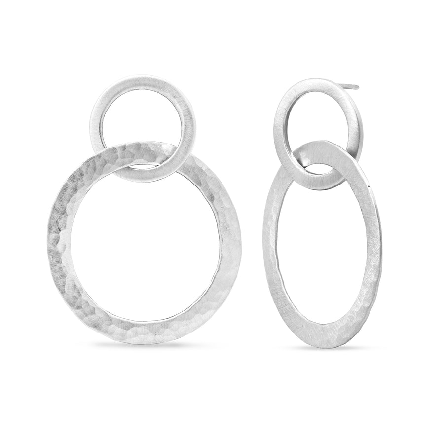 Loytee Studs Hoop Earrings SEMF12020