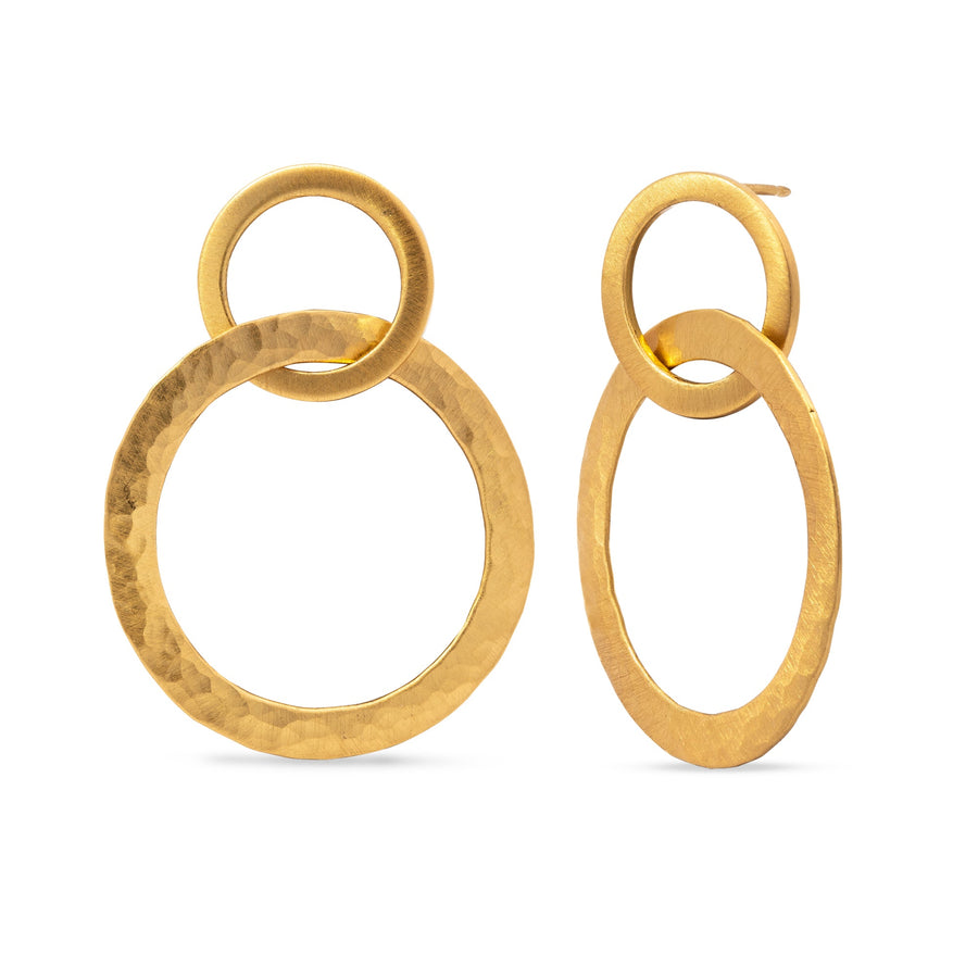 Loytee Studs Hoop Earrings SEMG12020