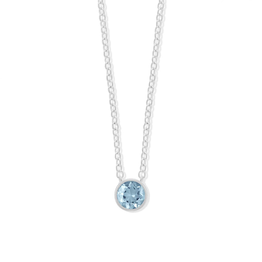 Birthstone Necklace with Stone (SNSV19611)