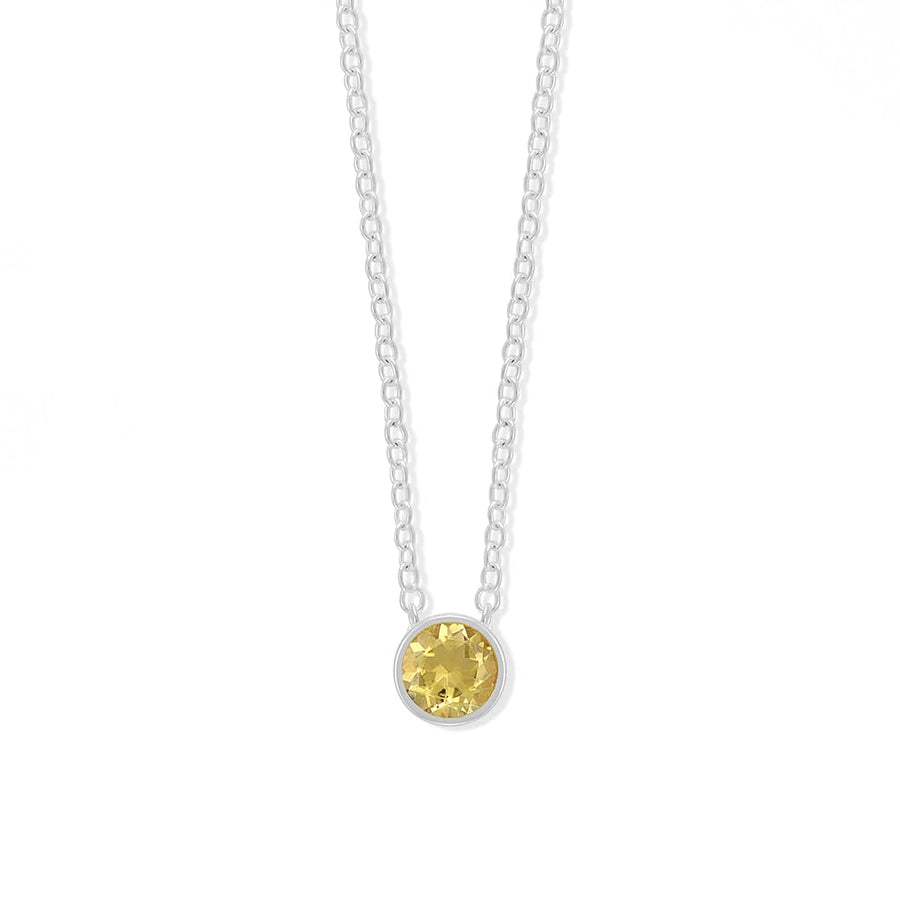 Birthstone Necklace with Stone (SNSV19611)