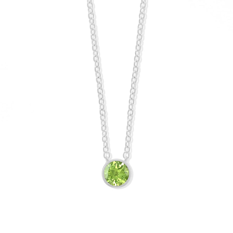 Birthstone Necklace with Stone (SNSV19611)
