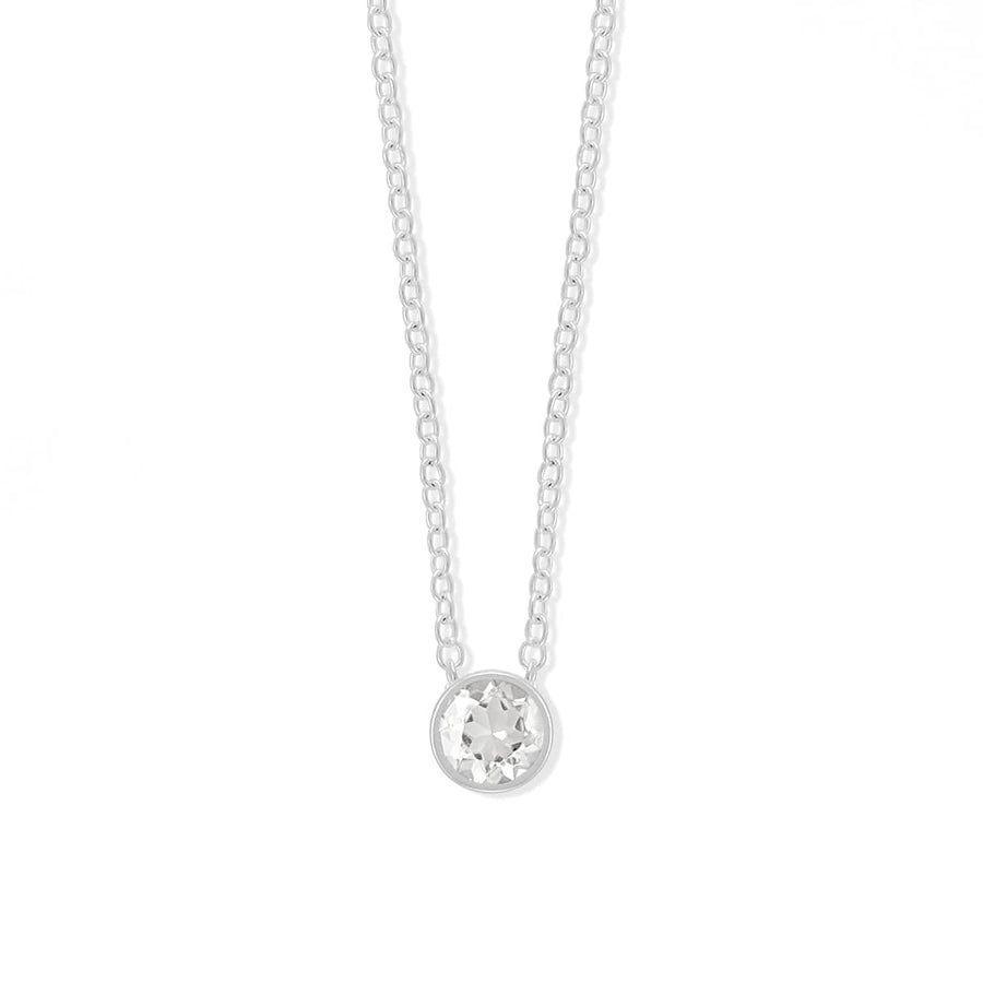 Birthstone Necklace with Stone (SNSV19611)