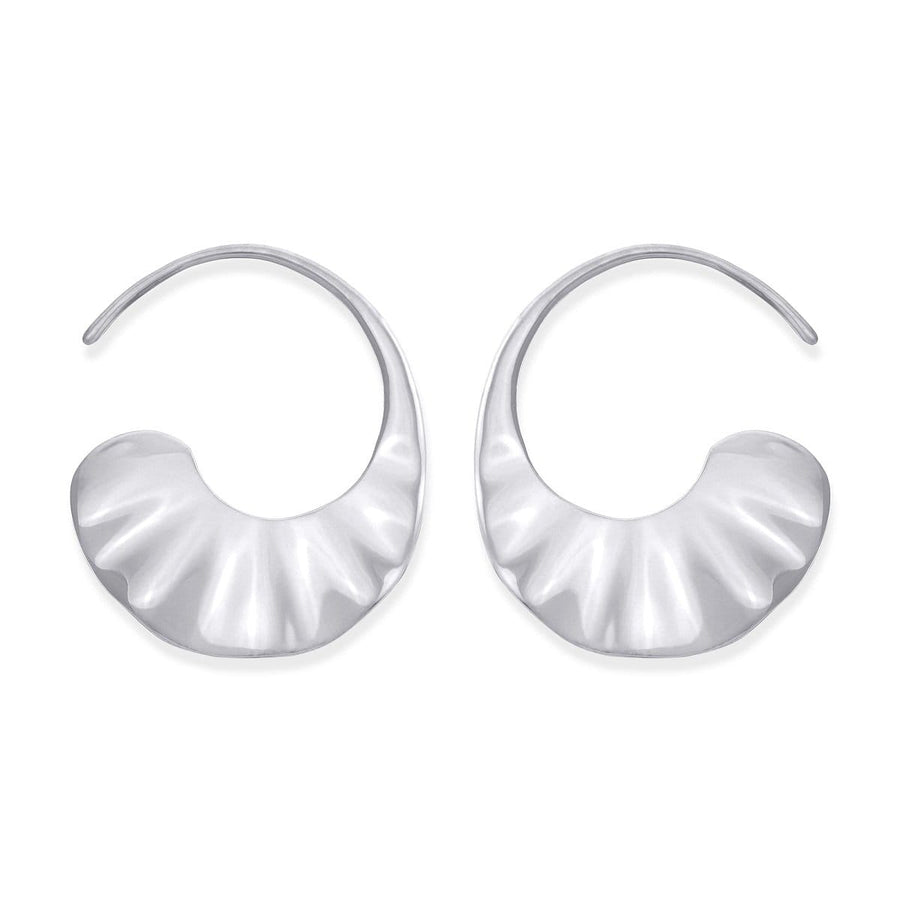 Loytee Pull Through Hoops Earrings SE31401