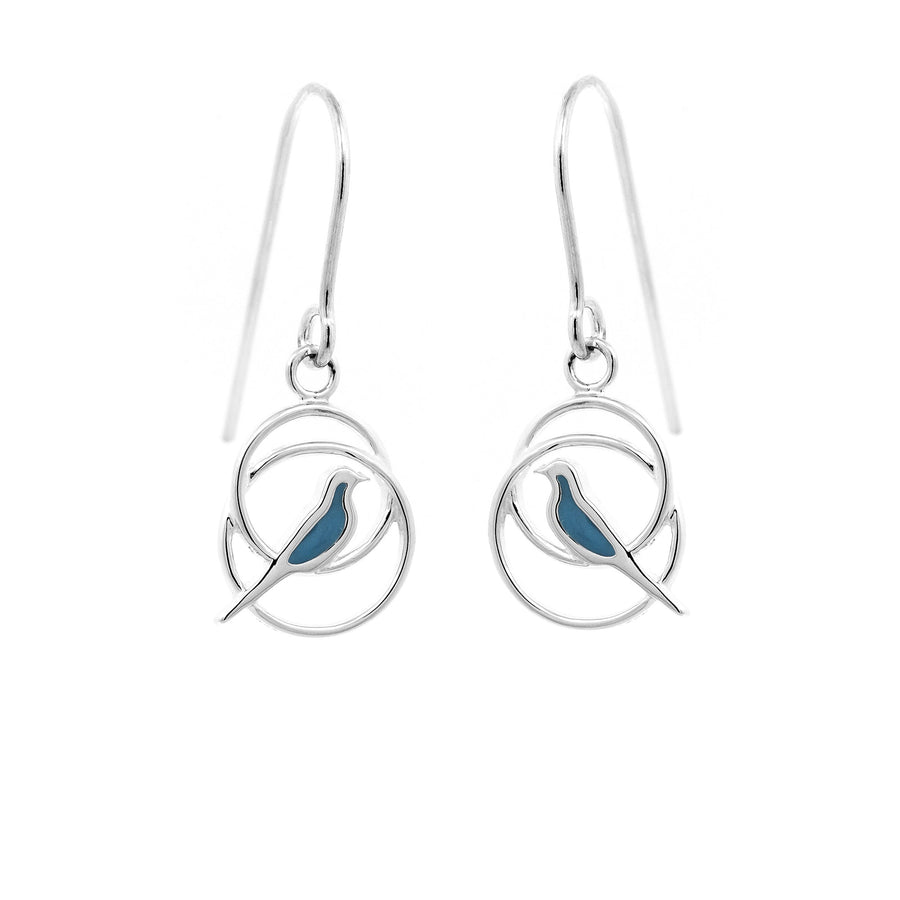 Loytee Dangles Earrings SE33520B-BL